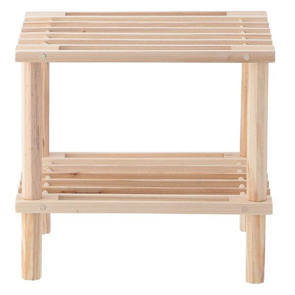 ラック 棚 木製 送料無料 収納 オープンラック シェルフ おしゃれ オープンシェルフ 多目的ラック フォールディングラック 花台 フラワースタンド 2段タイプ |  | 02