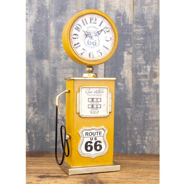 置時計 テーブルクロック ガスポンプ アメリカン雑貨 EA180146GAK 置時計 置き時計 時計 おしゃれ アイアン レトロ アンティーク 雑貨 レトロな置時計 |  | 01