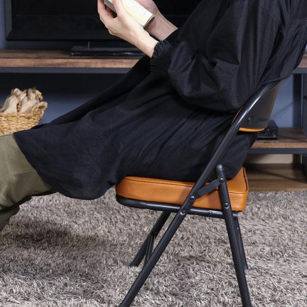 折りたたみ椅子 パイプ 折りたたみイス ワイド 椅子 会議 オフィス チェアー 背付チェアー 折りたたみ背付イス 折り畳み 幅43cm ミニ 低い おしゃれ |  | 04