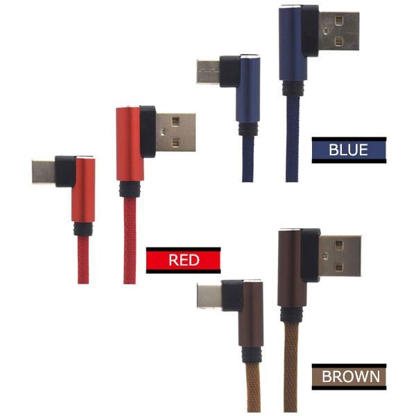 USB Type-C タイプc ケーブル L字型コネクタ 急速 充電 スマホ アンドロイド Android Xpreia Galaxy Nexus AQUOS R HUAWEI 1m アイコス |  | 09