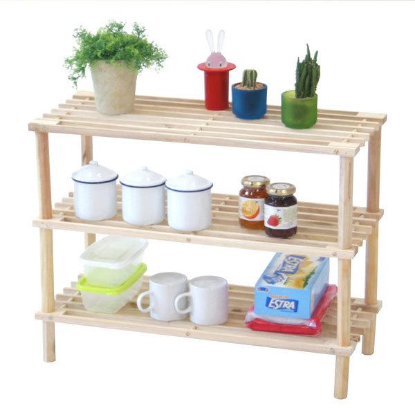 シューズラック 送料無料 棚 おしゃれ ラック マルチフリーラック 木製