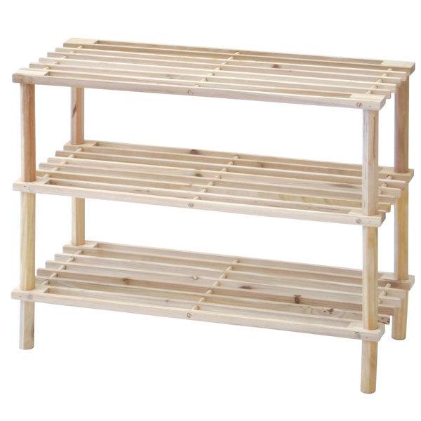 シューズラック 送料無料 棚 おしゃれ ラック マルチフリーラック 木製 丈夫 靴収納棚 下駄箱 小物置き 玄関家具 オシャレ 新生活 一人暮らし |  | 02