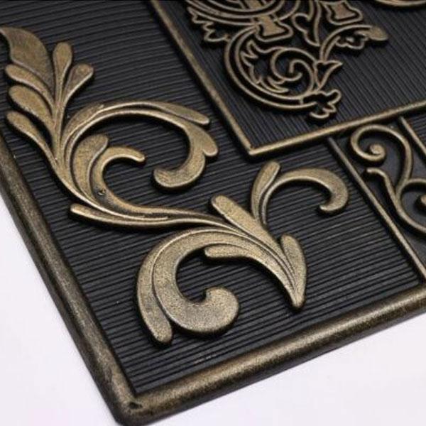 玄関マット 屋外 業務用 吸水 泥落とし 屋内 おしゃれ 洗える おしゃれ ドアマット 滑り止め ラバーマット 北欧 かわいい welcome 泥落としタイプ フレーム |  | 01