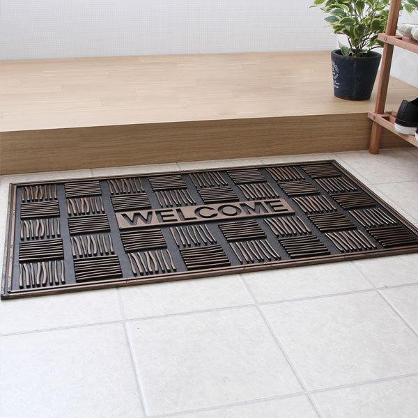 玄関マット 屋外 おしゃれ ラバーマット エントランスマット ウェルカムマット ドアマット ベランダ 北欧 ラバーマット ウェルカム |  | 01