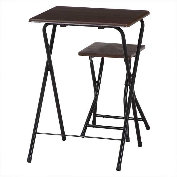 送料無料 テーブル チェアセット コンパクトテーブルチェアーセット 椅子 イス テーブル 折りたたみテーブル 折り畳み table おりたたみ 一人暮らし スリム |  | 02