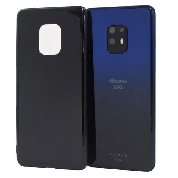 arrows 5G F-51A 用 ハード ブラック ケース アローズ ファイブジー 5G f51a docomo ドコモ FUJITSU 富士通 スマホカバー スマホケース 傷防止 | 