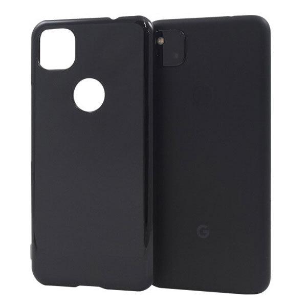 Google Pixel 4A ケース ピクセル4A pixel4Aカバー 携帯ケース ハードケース カバースマホケース SoftBank ブラック |  | 01