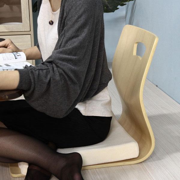 座椅子 木製 幅39 和室 和モダン 座イス ざいす フロアチェア 和室 ナチュラル 旅館 畳み いす 背付き 法事 シンプル デザイン |  | 03