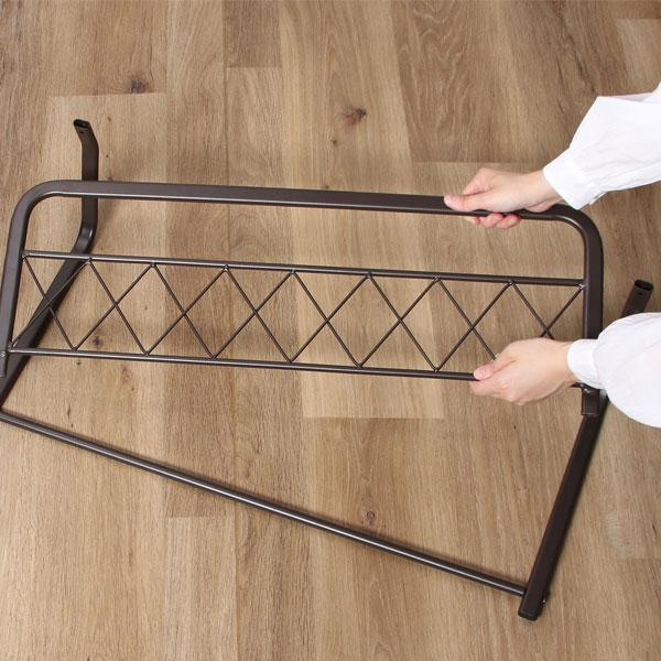 ベッドガード ベッドフェンス ベットガード サイドフェンス /介護補助/快眠/安眠/落下/子供/赤ちゃん/転落防止 ブラウン 布団のズレ落ち防止 ジョイント式 |  | 03