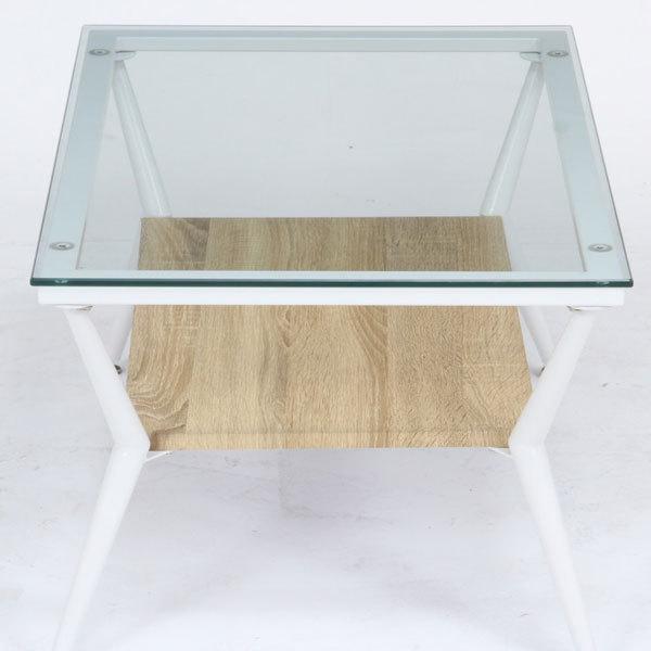 ガラスリビングテーブル 送料無料 白 センターテーブル ローテーブル リビング テーブル ローテーブル |  | 01