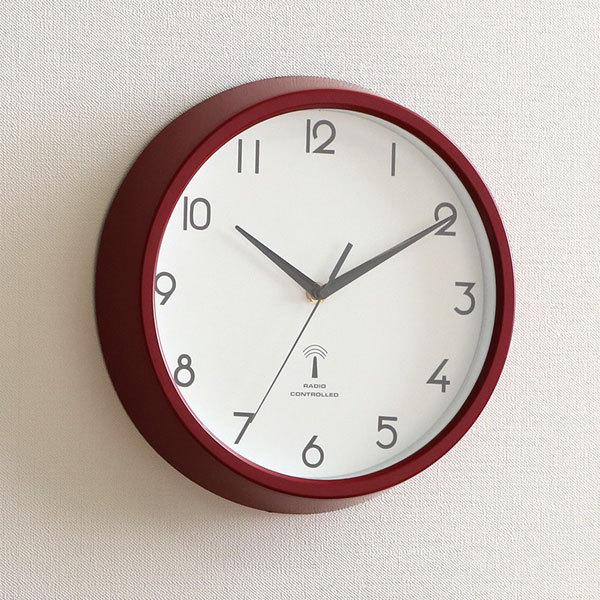 電波掛時計 壁掛け時計 送料無料 壁掛け 時計 掛時計 かけ時計 おしゃれ かわいい 北欧 ウォールクロック ギフト プレゼント 新築祝い 幅27 | 