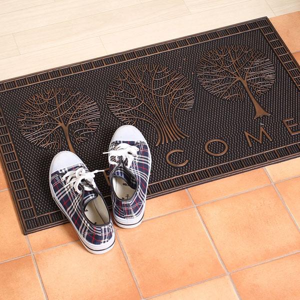 玄関マット 屋外 おしゃれ エントランスマット ウェルカムマット ドアマット ベランダ 北欧 ラバーマット ウェルカム |  | 03