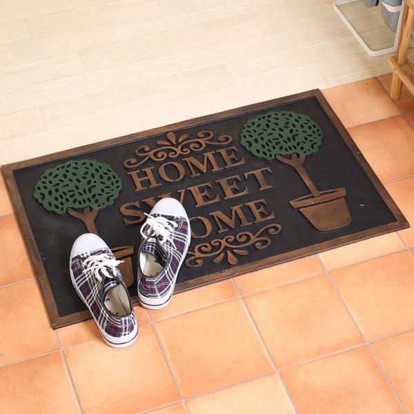 玄関マット 屋外 おしゃれ エントランスマット ウェルカムマット ドアマット ベランダ 北欧 ラバーマット ウェルカム |  | 01