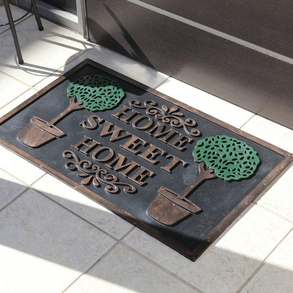 玄関マット 屋外 おしゃれ エントランスマット ウェルカムマット ドアマット ベランダ 北欧 ラバーマット ウェルカム |  | 02