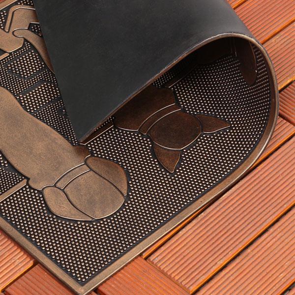 玄関マット マット ラバーマット 屋外 室内 屋内 滑り止め 店舗 おしゃれ ウェルカム ドアマット ラバー ドッグヒップ WELCOME |  | 04