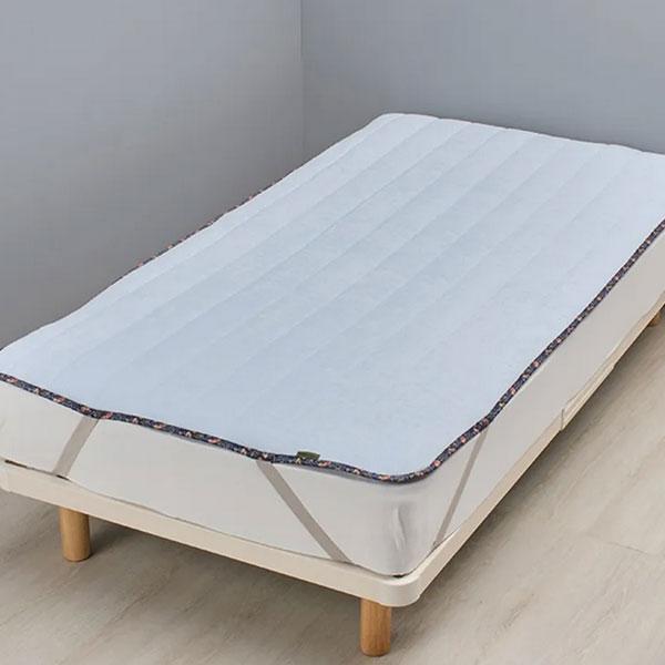 西川 モリスギャラリー リバーシブル敷きパッド 敷きパッド シングル 日本製 洗える モリス ギャラリー いちご泥棒柄 洗濯機OK 敷パッド CM03272006 | 西川 | 02