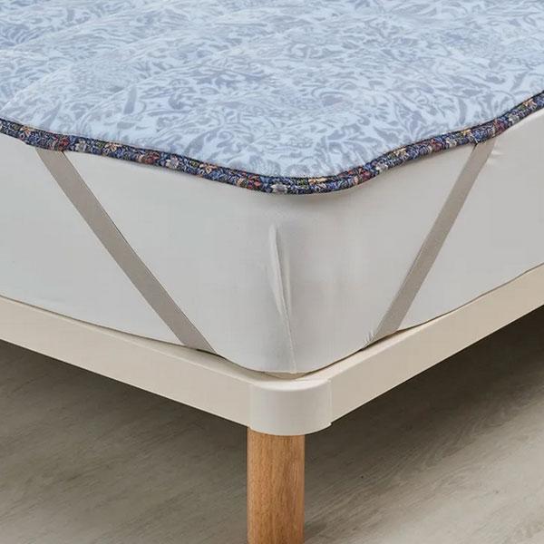 西川 モリスギャラリー リバーシブル敷きパッド 敷きパッド シングル 日本製 洗える モリス ギャラリー いちご泥棒柄 洗濯機OK 敷パッド CM03272006 | 西川 | 04