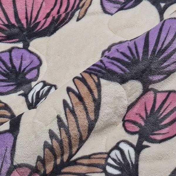 西川 キルトケット 西川 フィンレイソン Finlayson シープボア 花 フラワーパターン シングル モコモコ あったか 東京西川 花柄 はな柄 寝具 FE05803014 | 西川 | 05