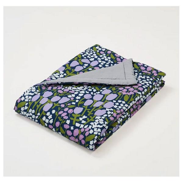 西川 キルトケット フィンレイソン Finlayson 花 フラワーパターン シングル シングルサイズ 北欧デザイン 綿100% 花柄 はな柄 寝具 FE06901000 | 西川 | 02