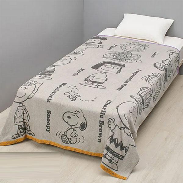 西川 スヌーピー ピーナッツ タオルケット シングル 洗える 西川 SNOOPY タオル ケット 綿100％ FR06600601 甘撚り糸使用 洗える おしゃれ | SNOOPY