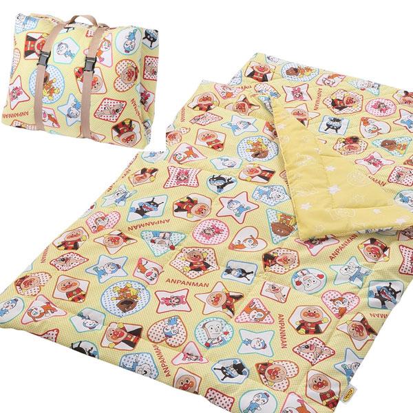 お昼寝布団セット アンパンマン お昼寝 コンパクト 2点セット お昼寝布団 西川 保育園 洗える 持ち手ベルト付き 幼稚園 LF53506070400 | 西川