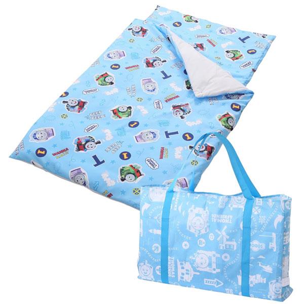 お昼寝布団セット 5点 トーマス お昼寝布団 西川 保育園 洗える 手提げバッグ付き 洗濯機OK キッズ 子供 布団セット 機関車トーマス | 西川