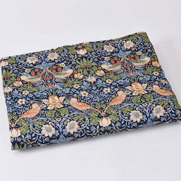 西川 ベッドスプレッド ウイリアムモリス いちご泥棒 綿100％ 西川 モリスギャラリー ウィリアムモリス ウォッシャブル 185×275cm | 西川 | 04