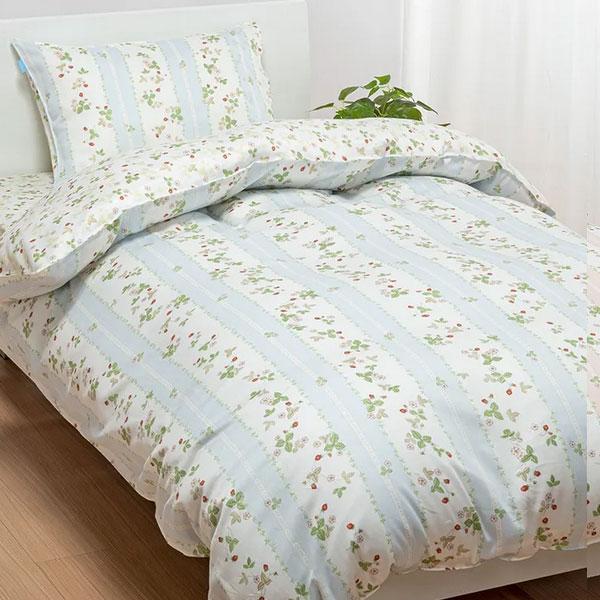 西川 掛けふとんカバー 掛け布団カバー シングル ウェッジウッド ワイルドストロベリー 着脱簡単 日本製 シングルロング 寝具 ふとんカバー カバー | 西川 | 01