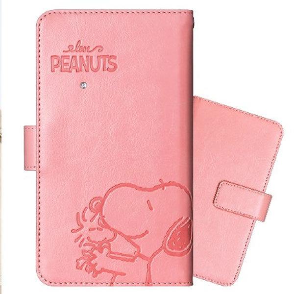 スヌーピー Galaxy A30  ケース スマホケース SCV43 手帳型 カバー キャラクター デニム ピンク レザー | SNOOPY | 07