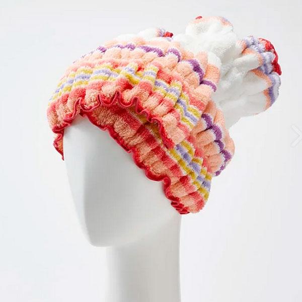 西川 今治 ヘアラップタオル ヘアドライタオル 約30X53cm 綿100％ ムースパフ タオル パフィールコットン 吸水 ヘアタオル やわらか 日本製 TT95363014 30X53cm | 