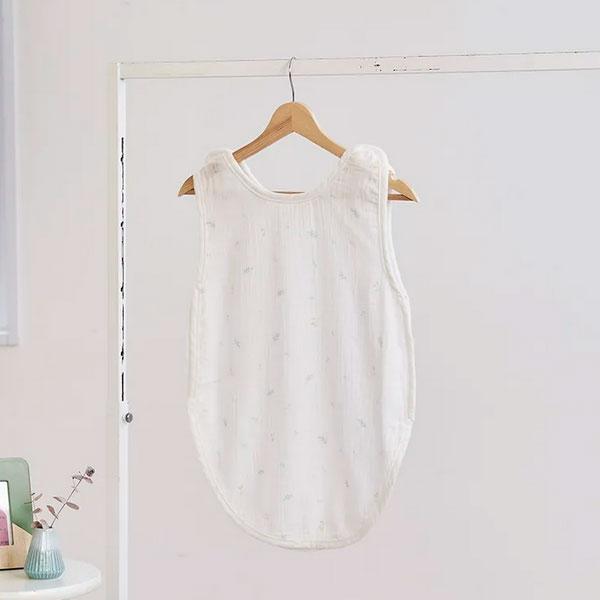 西川 スリーパー ガーゼ 綿 ベスト 袖なし ベビーホーム 1年中 通年 かわいい 春 夏 秋 冬 冷房 赤ちゃん ベビー キッズ ガーゼスリーパー ベビーホーム 綿100 | 西川 | 01