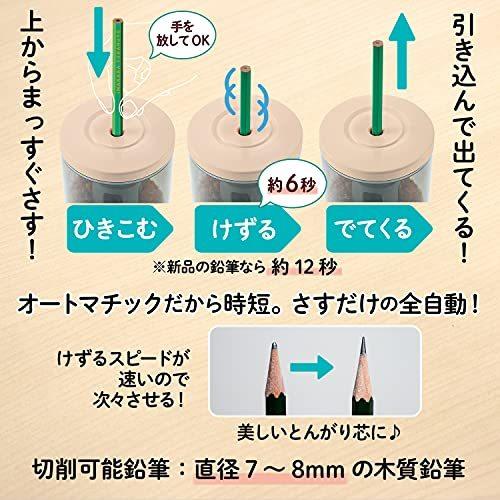 プラス えんぴつ削り 電動 スーパー全自動 鉛筆削り SASITEMI サシテミ |  | 02