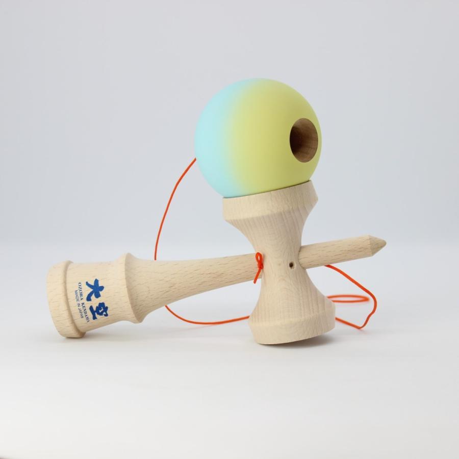 けん玉 日本けん玉協会認定 競技用けん玉 大空 マット塗装 ツートーン