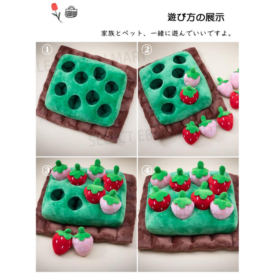 犬 おもちゃ にんじん畑 ノーズワーク イチゴ にんじん 犬用 知育玩具 訓練毛布 餌マット 犬嗅ぎパッド 嗅覚訓練 運動不足 ストレス解消 ペットおもちゃ Jxe255 Select Ebisu Mart 通販 Yahoo ショッピング