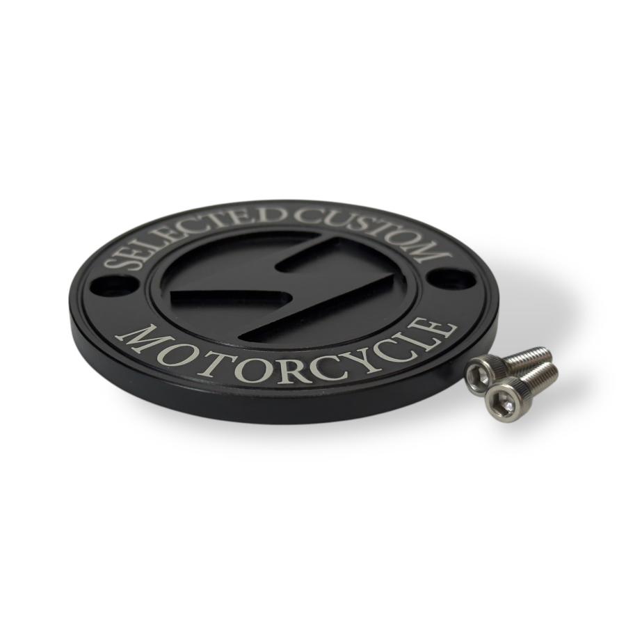 SCMオリジナル ポイントカバー XL用 ブラック : ハーレーパーツ