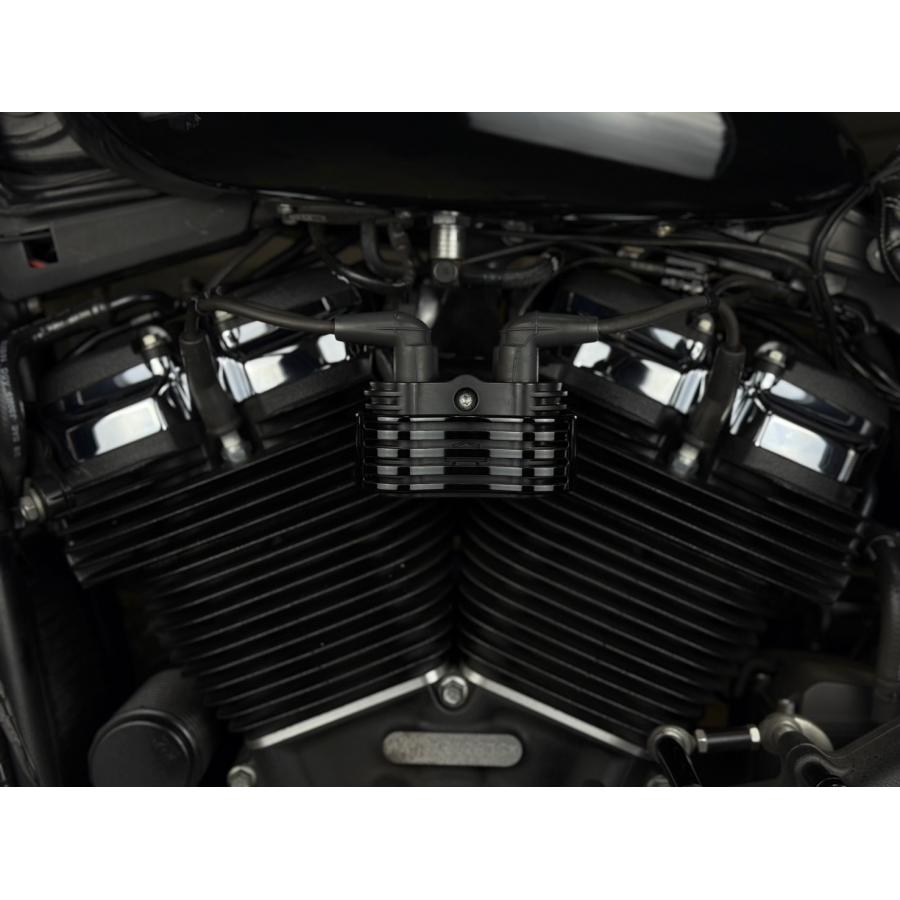 SCMオリジナル　コイルカバー　グロスブラック　M8ソフテイル用 |  | 02