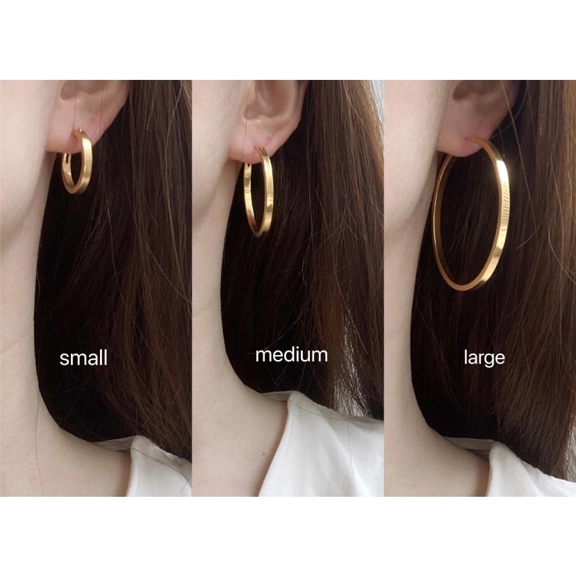 SHAPES STUDIO（シェイプス スタジオ）ピアス Everyday Closed Hoop Earrings |  | 02