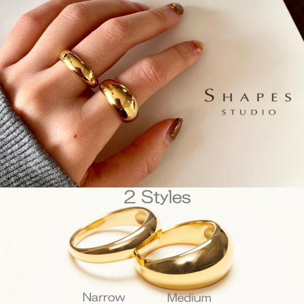 SHAPES STUDIO（シェイプス スタジオ）リング Timeless Bold Dome Ring | 
