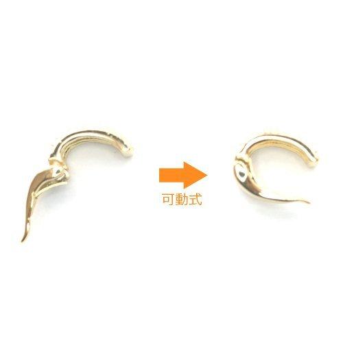 SHASHI（シャシ）イヤーカフ Diamond Hinge Ear Cuff Gold｜selectfine｜04