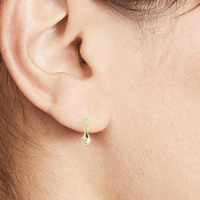 SHASHI（シャシ）ピアス Top Drop Stud Earring Gold | SHASHI | 02