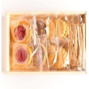 【銀座ウエスト】 ドライケーキ(リーフパイ×3枚、ヴィクトリア×2個、バタークッキー×2枚、ウォールナッツ×2枚、マカダミアン×2枚) | 銀座ウエスト