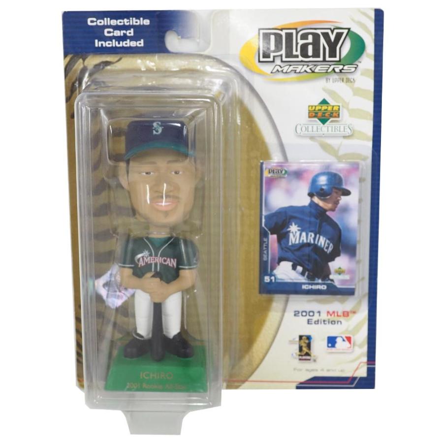 MLB マリナーズ イチロー ボブルヘッド/図形 2001 オールスター力くらべ アッパーデック/Upper Deck レアアイテム ゲーム、おもちゃ-フィギュア本体