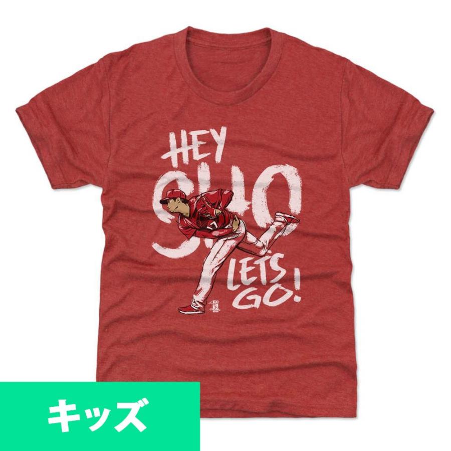 Mlb エンゼルス 大谷翔平 Tシャツ キッズ Player Art Cotton 500level レッド Ocsl Mlb oht02 バッシュ バスケグッズ Selection 通販 Yahoo ショッピング