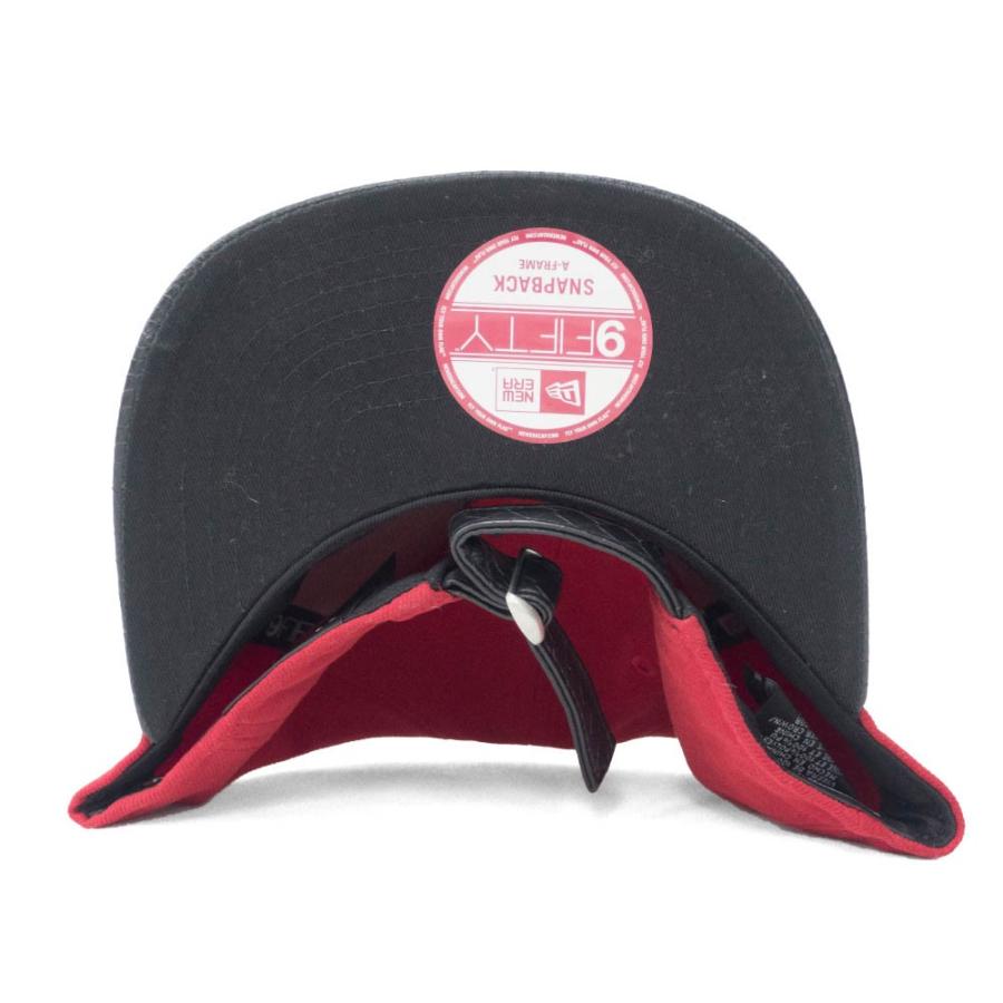 秋山翔吾 選手所属 MLB シンシナティ・レッズ キャップ/帽子 スネーク バイザー A-Frame 9FIFTY アジャスタブル ニューエラ/New Era レッド/ブラック｜selection-basketball｜03