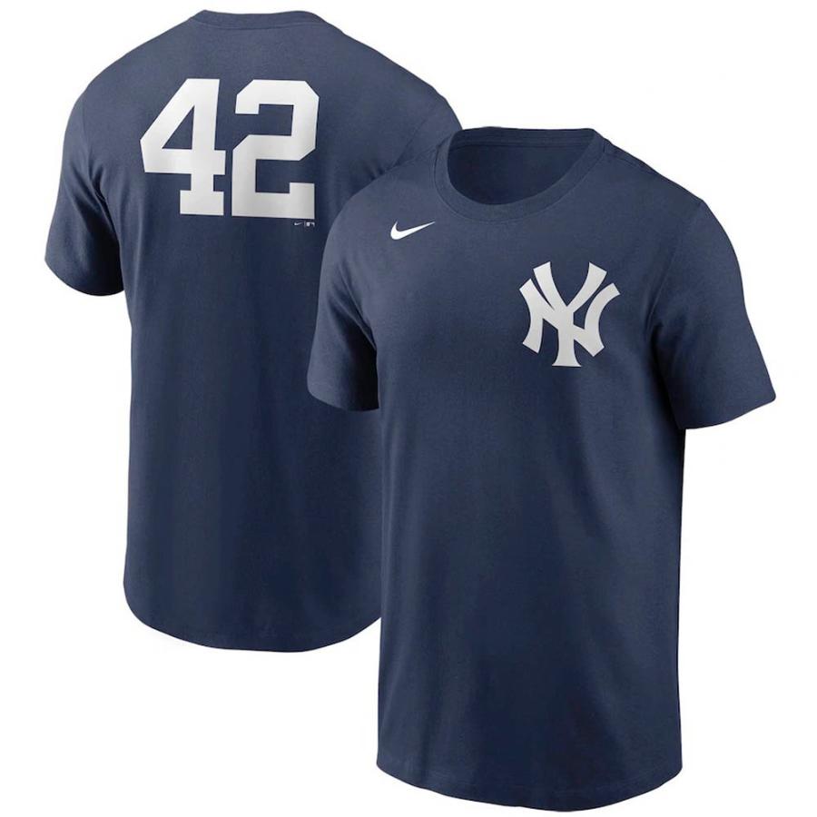 Mlb ニューヨーク ヤンキース Tシャツ ジャッキーロビンソン チーム42 ナイキ Nike ネイビー Ocsl Mlb 0722apa07 バッシュ バスケグッズ Selection 通販 Yahoo ショッピング