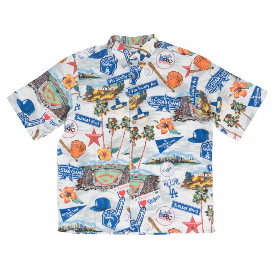 MLB ロサンゼルス・ドジャース アロハシャツ ホームタウン ハワイアン