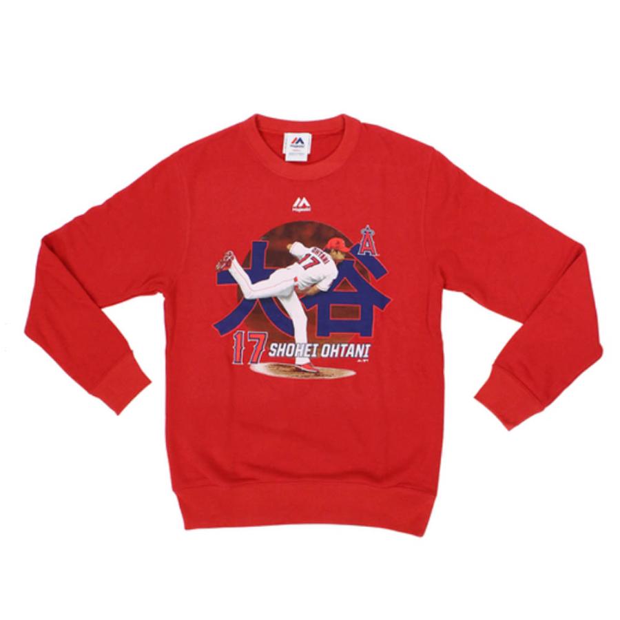 Mlb 大谷翔平 エンゼルス スウェットシャツ トレーナー Graphic Sweatshirt マジェスティック Majestic レッド Mlb oht01 バッシュ バスケグッズ Selection 通販 Yahoo ショッピング