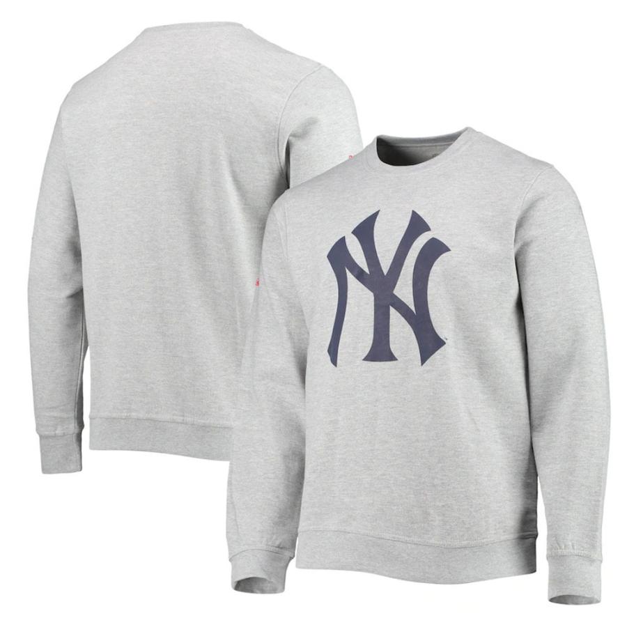 Mlb ヤンキース スウェットシャツ トレーナー プルオーバー Sweatshirt Stitches ヘザーグレー Mlb apa04 バッシュ バスケグッズ Selection 通販 Yahoo ショッピング