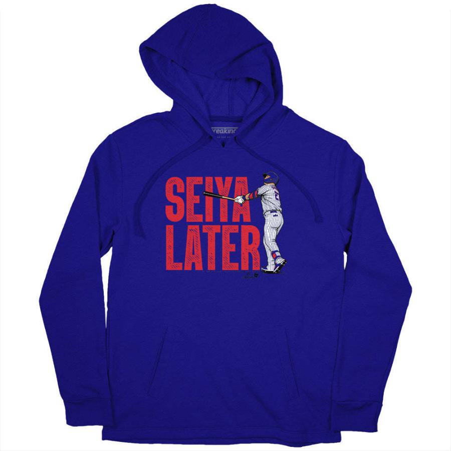 シカゴ・カブス 鈴木誠也 パーカー 海外限定版】MLB 鈴木誠也 カブス パーカー Seiya Later Hoodie