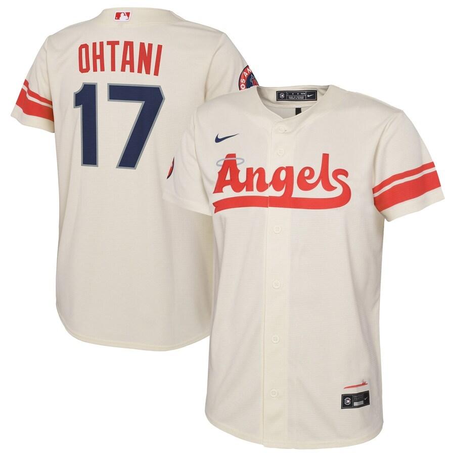 MLB 大谷翔平 エンゼルス ユニフォーム キッズ ユース 2022 シティー